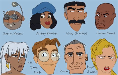 atlantis disney characters|Iba pa.